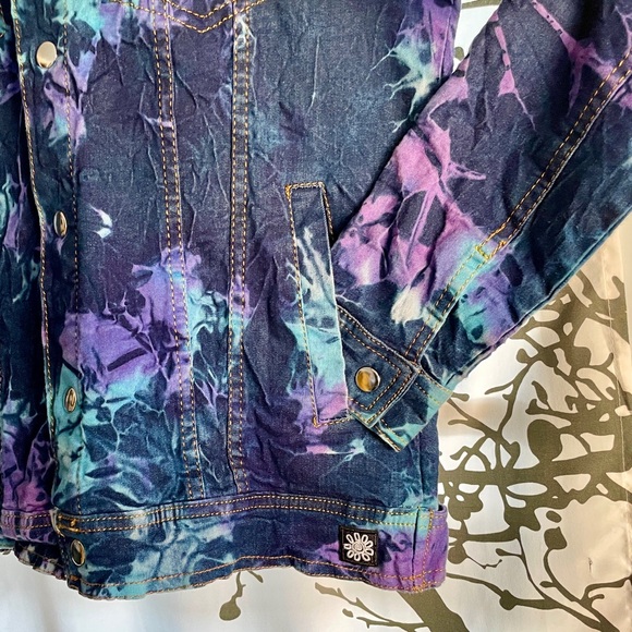 Mexicali Blues Tie-Dye Denim Jacket - Picture 5 of 6